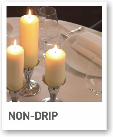 Pillar Candle 100x200mm Ivory - image 4