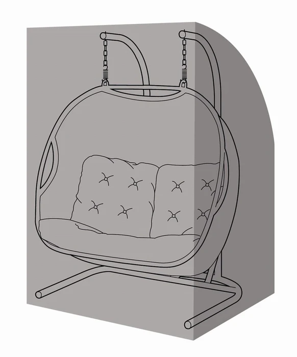 Double Hanging Chair Cover Black - image 1