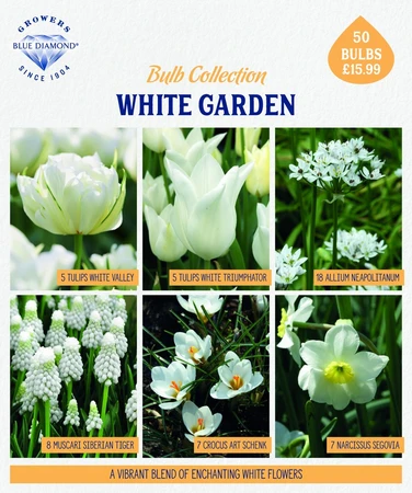 Bulb Planting Mix White Garden