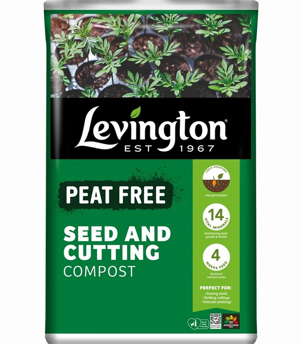 Levington Peat Free Seed + Cutting Compost