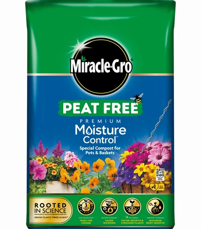 Miracle Gro Moisture Control Peat Free
