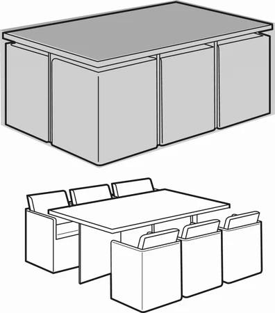 Premium 6 Seat Cube Cover - image 1