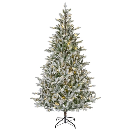 T66 Snowy Priestly 6Ft Prelit Xmas Tree