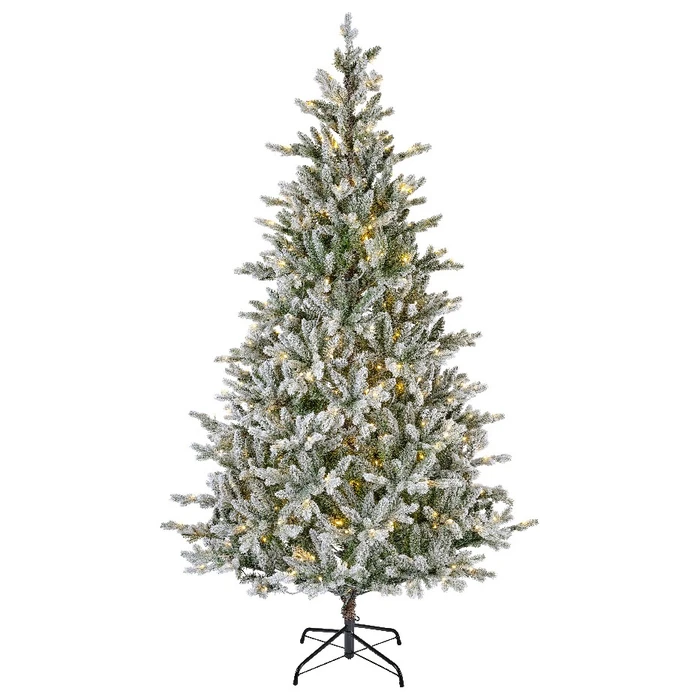 T66 Snowy Priestly 6Ft Prelit Xmas Tree - image 1