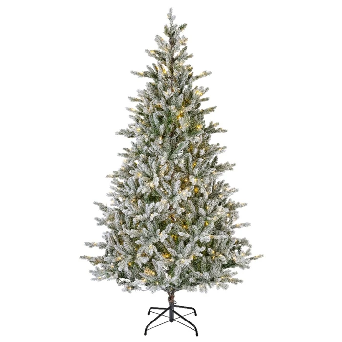 T68 Snowy Priestly 8Ft Prelit Xmas Tree - image 1