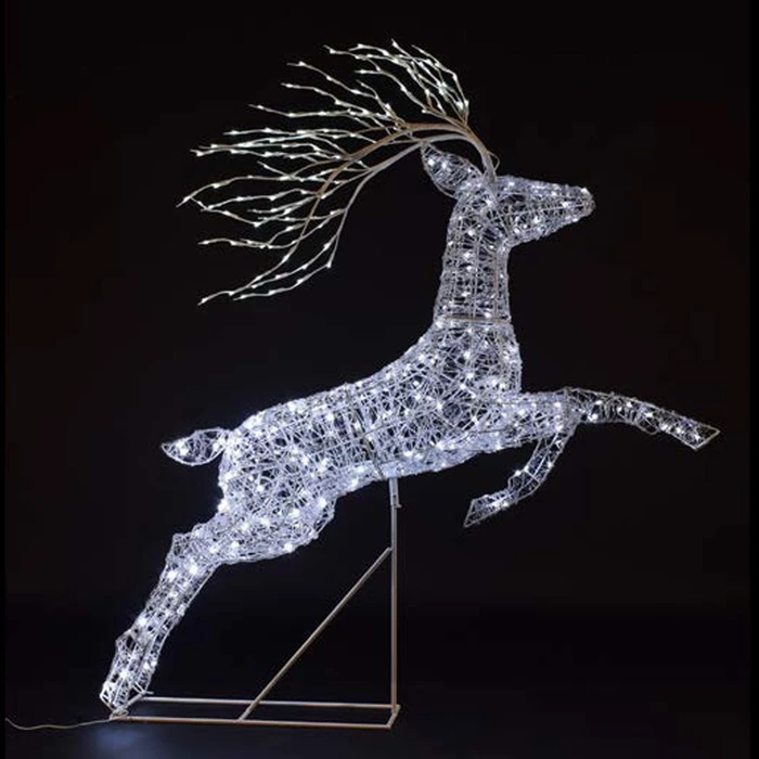 Richmond Leaping Stag 300 LEDs 150cm