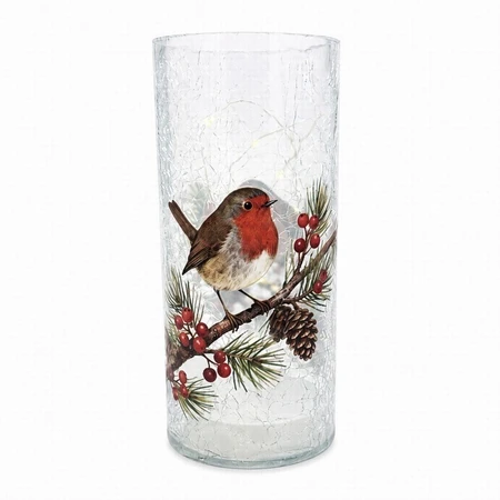 Robin Crackle Vase