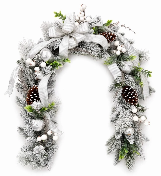 Silver Decorative 6ft Garland