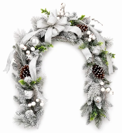 Silver Decorative 6ft Garland