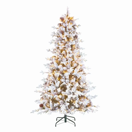 Slim Snowy Dorchester Pre-Lit 7.5ft Tree