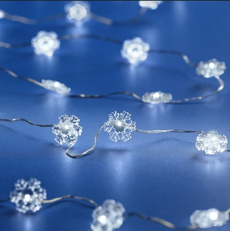 1.95m Snowflake String Lights - image 1