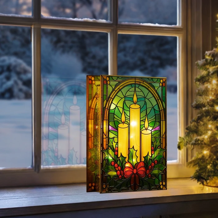 Candle Stained Glass