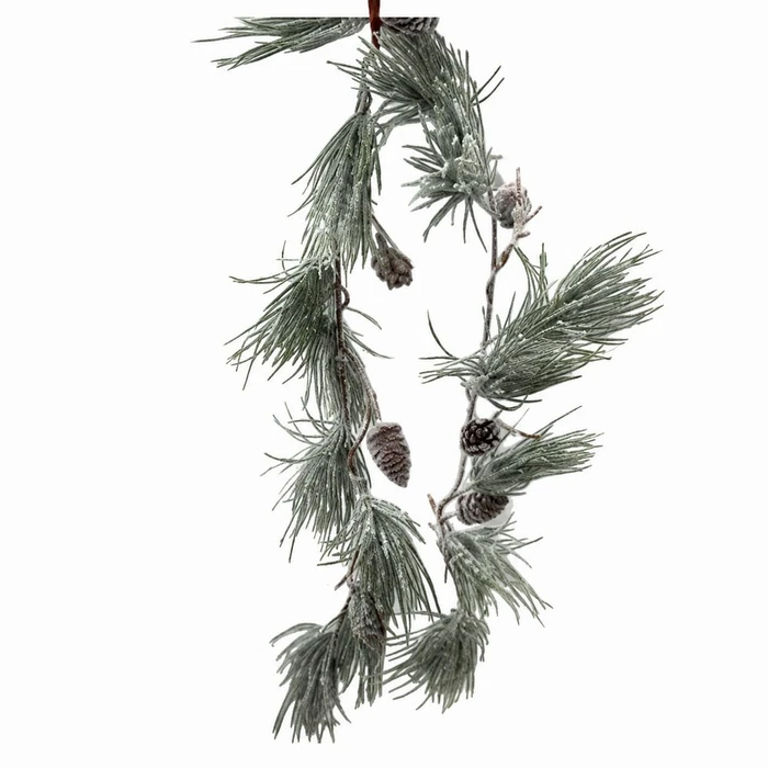 Sage Frosted Pine Garland