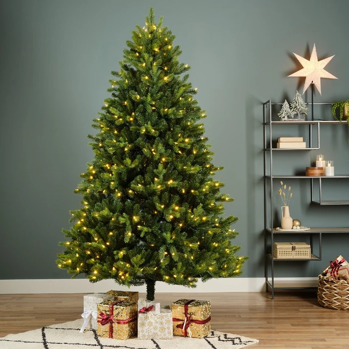 T63 Delamere 8Ft Prelit Xmas Tree - image 2