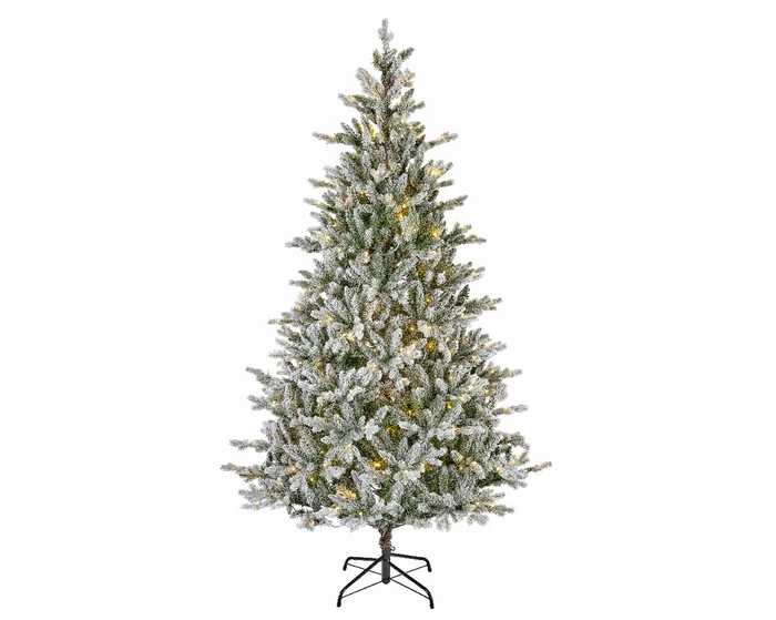 T68 Snowy Priestly 8Ft Prelit Xmas Tree - image 1