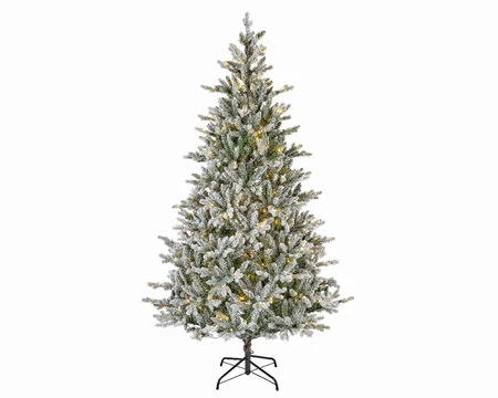 T68 Snowy Priestly 8Ft Prelit Xmas Tree - image 1