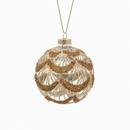Gold Decorative Swag Bauble