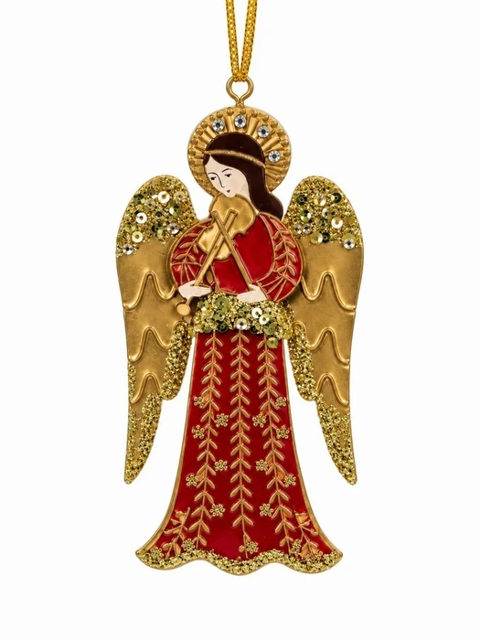 Assorted Tin Angel Hanging Decorations - image 2