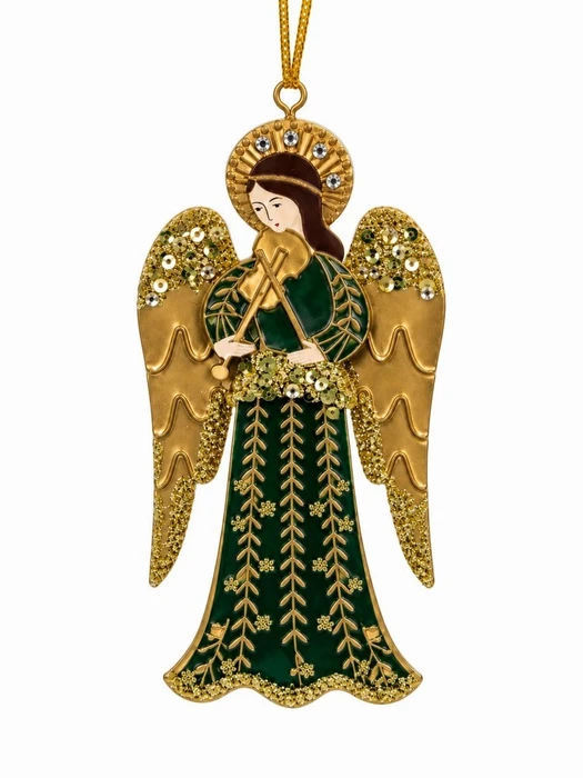 Assorted Tin Angel Hanging Decorations - image 3