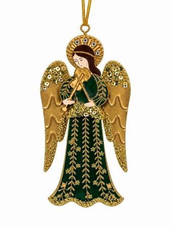 Assorted Tin Angel Hanging Decorations - image 3