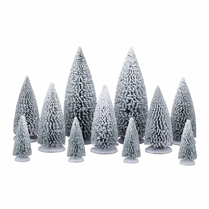 Lemax White Pine Trees (Set of 11)