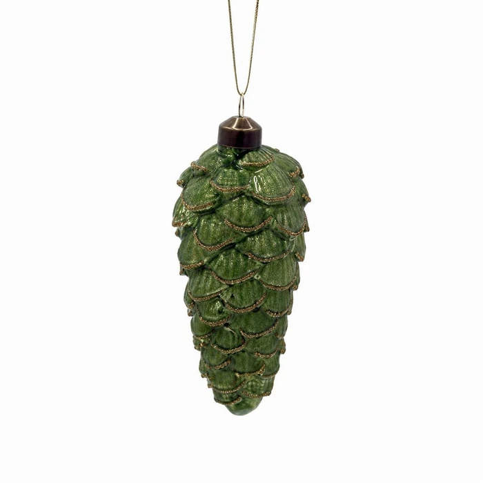 Decorative Green Pinecone Hanging Decoration