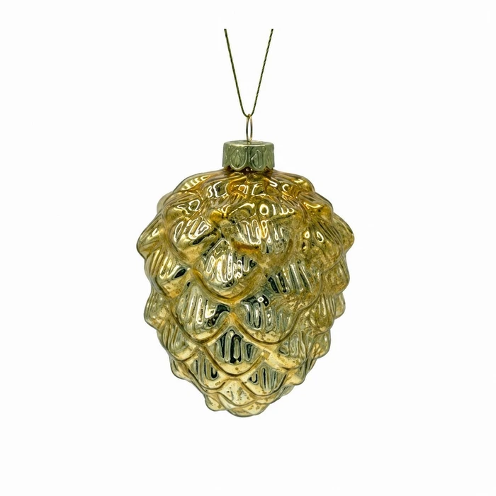 Copper Round Pinecone Hanging Decoration