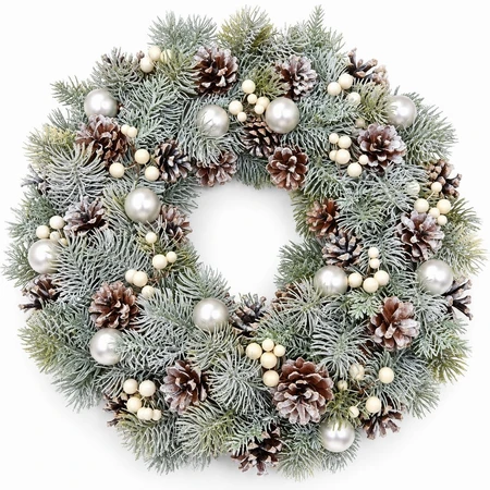 White Wreath 41cm