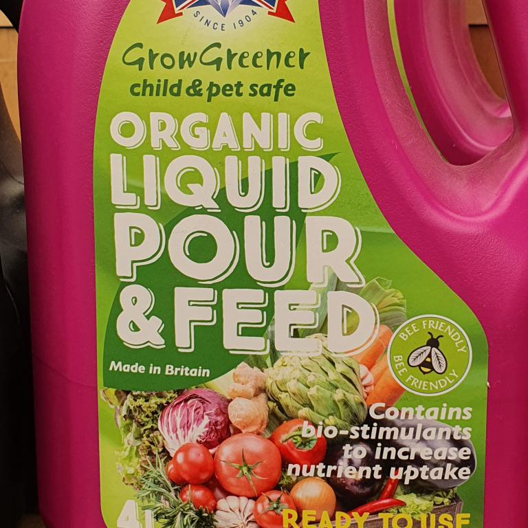 Organic Liquid Pour & Feed