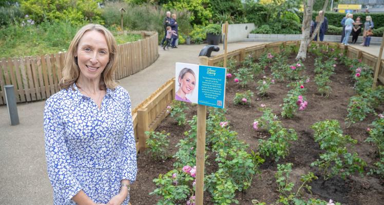 Dianne Oxberry Rose Garden opened in MediaCityUK