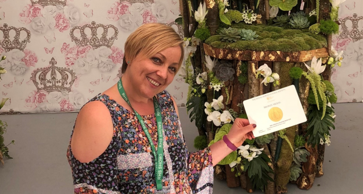 Laura picks up a bronze medal at RHS Chelsea