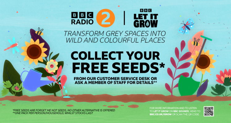 Blue Diamond Garden Centres are proudly supporting Let it Grow this Spring