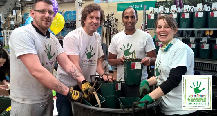 Fryer's Garden Centre Goes Potty for Greenfingers!