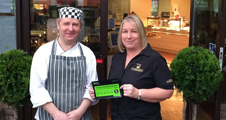 Trelawney’s Carriages Restaurant Steams ahead with 5 star Food Hygiene Rating